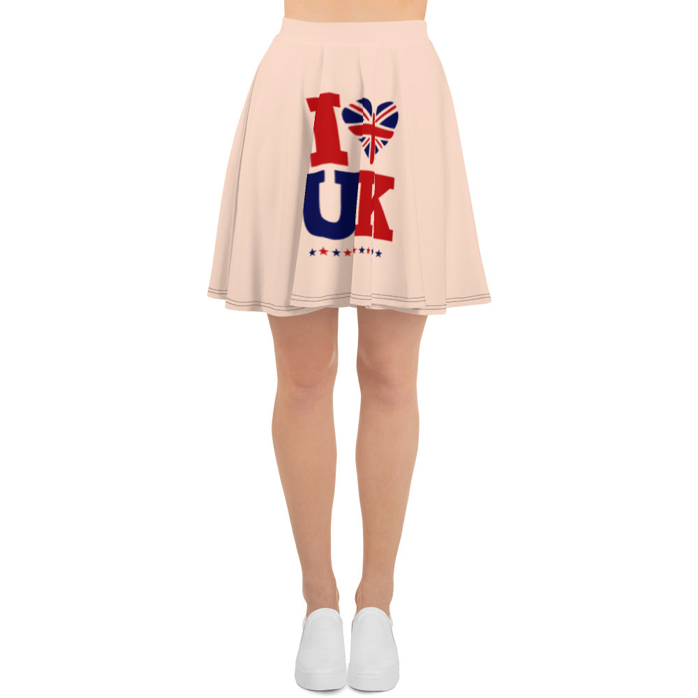 I LOVE UK - Skater Skirt