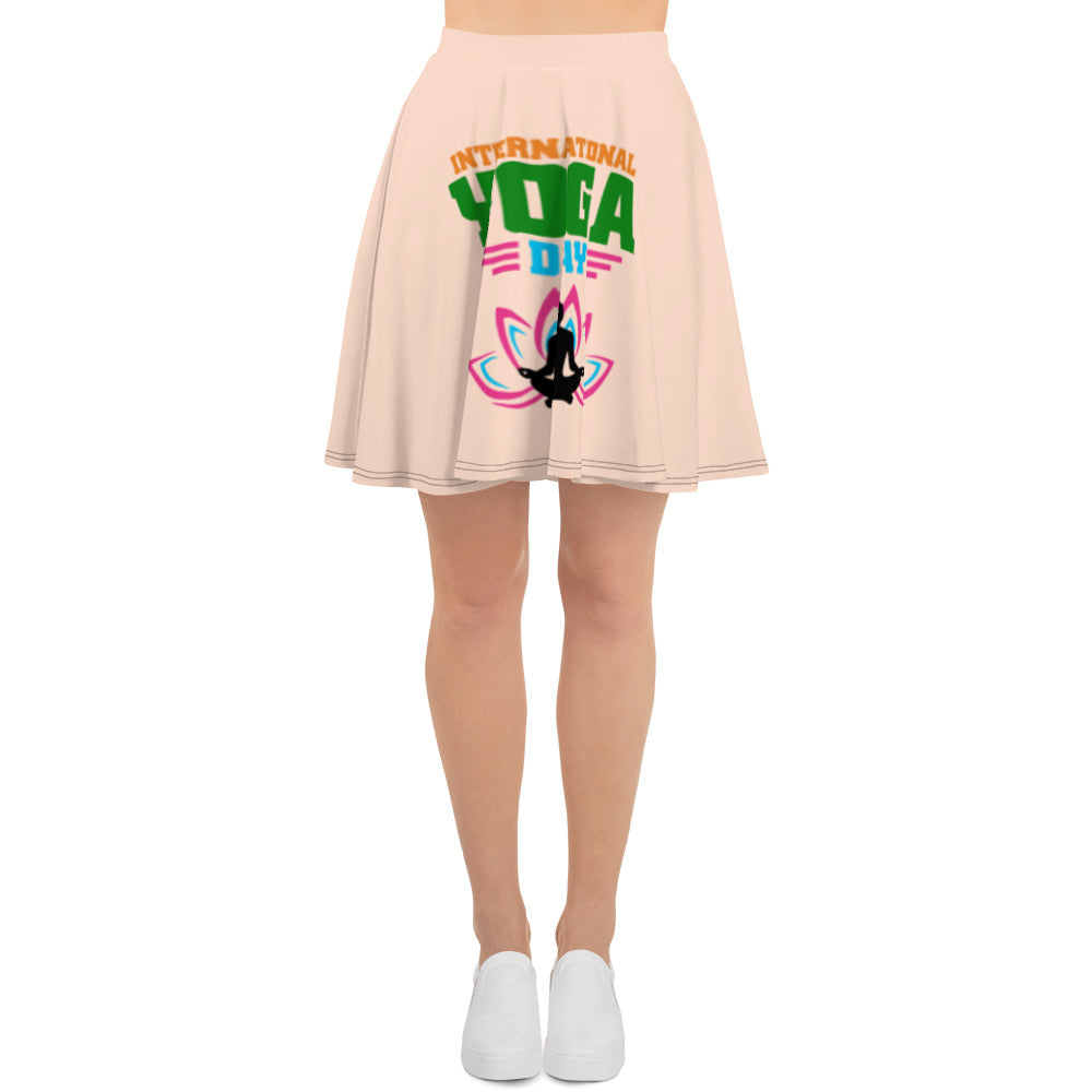 INTERNATIONAL YOGA DAY - Skater Skirt