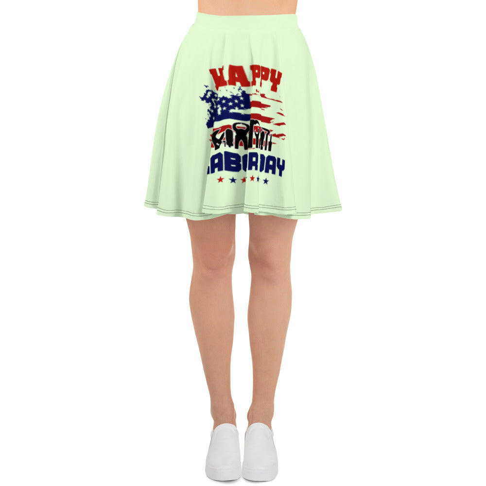 HAPPY LABOR DAY - Skater Skirt