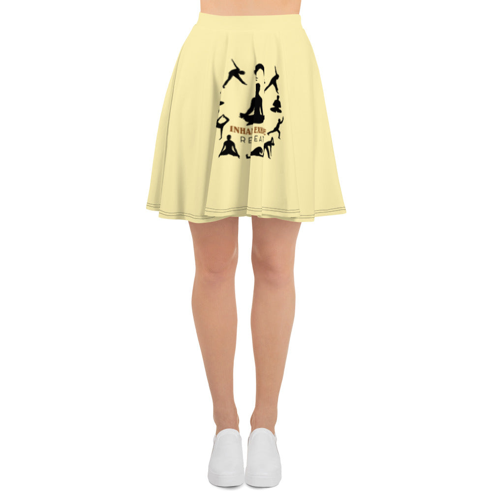 INHALE EXHALE REPEAT - Skater Skirt