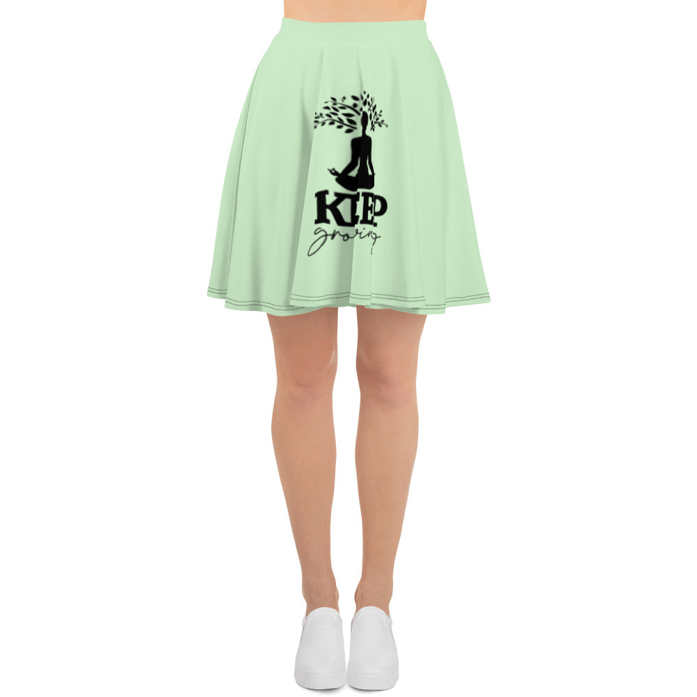 KEEP GROWING - Skater Skirt