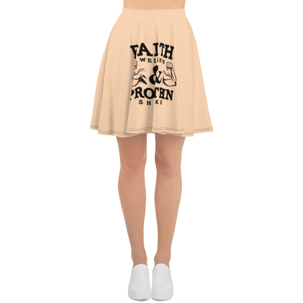 FAITH WEIGHTS & PROTEIN SHAKES - Skater Skirt