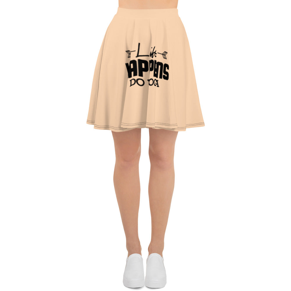 LIFE HAPPENS DO YOGA - Skater Skirt