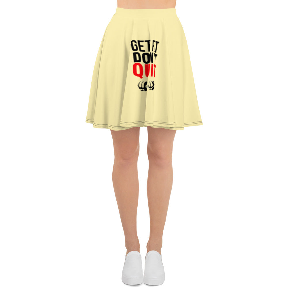 GET FIT DON'T QUIT - Skater Skirt