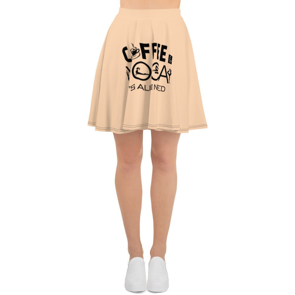 COFFEE YOGA IT'S ALL I NEED - Skater Skirt