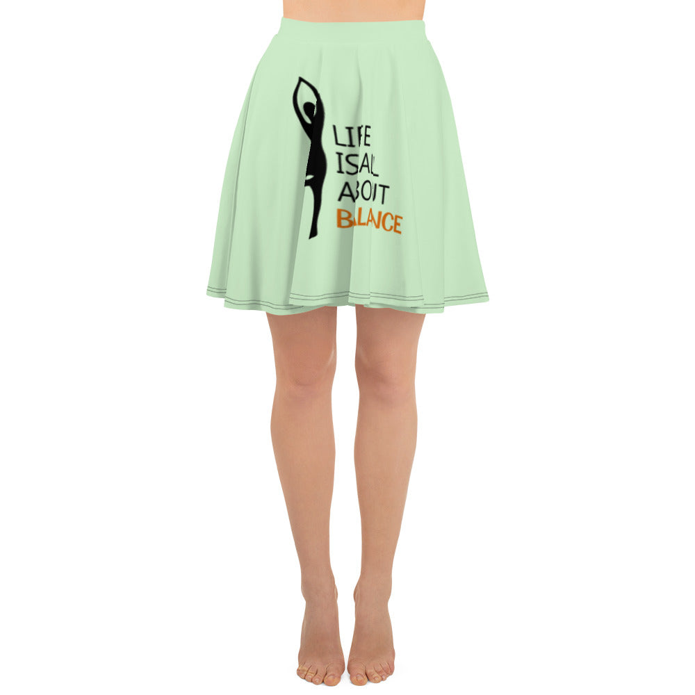 LIFE IS ALL ABOUT BALANCE - Skater Skirt