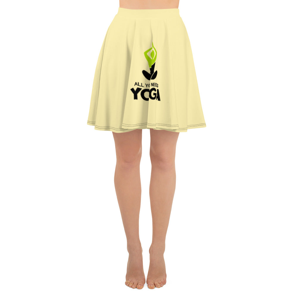 ALL YOU NEED IS YOGA - Skater Skirt