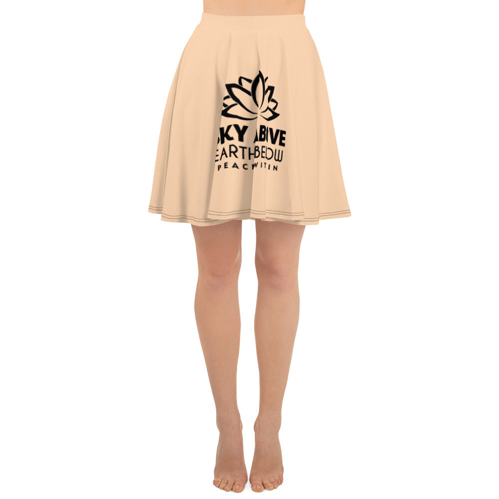 SKY ABOVE EARTH BELOW - Skater Skirt