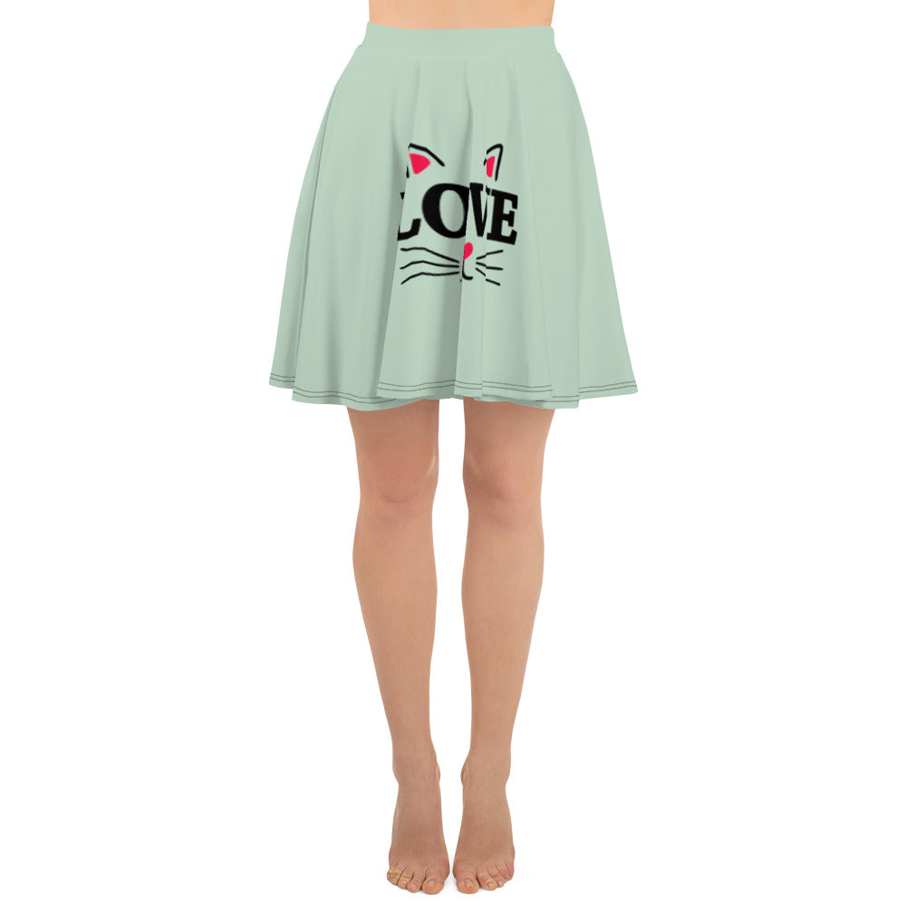 LOVE CATS - Skater Skirt