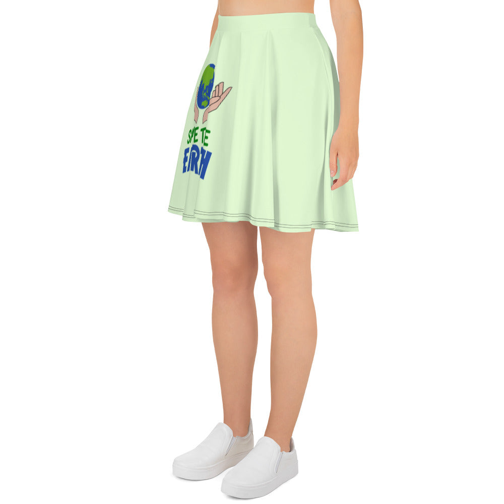 SAVE THE EARTH - Skater Skirt