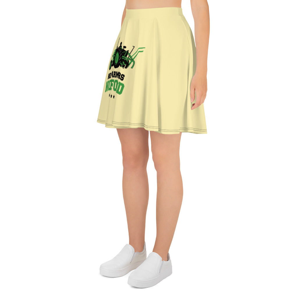 NO FARMERS NO FOOD - Skater Skirt