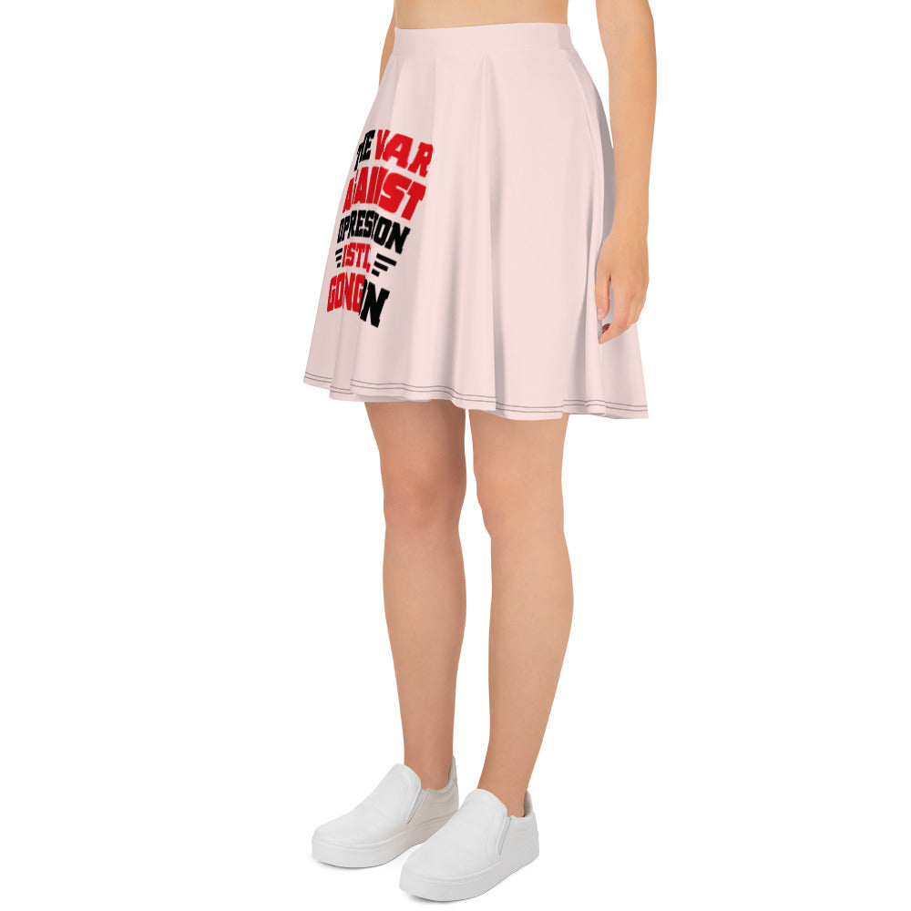 THE WAR AGAINST OPPRESSION IS STILL GOING ON - Skater Skirt