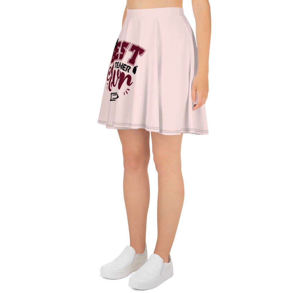 BEST TEACHER EVER - Skater Skirt