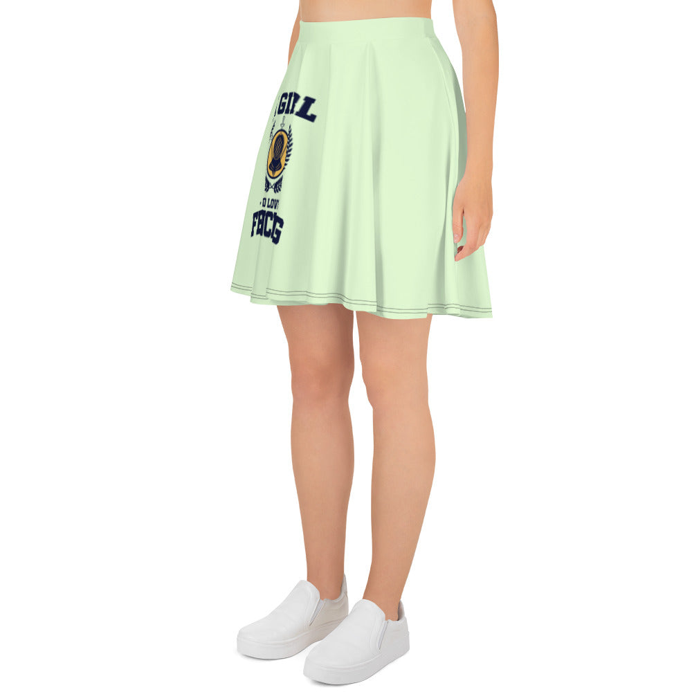 A GIRL WHO LOVES FENCING - Skater Skirt