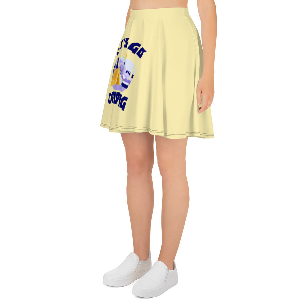 LET'S GO CAMPING - Skater Skirt