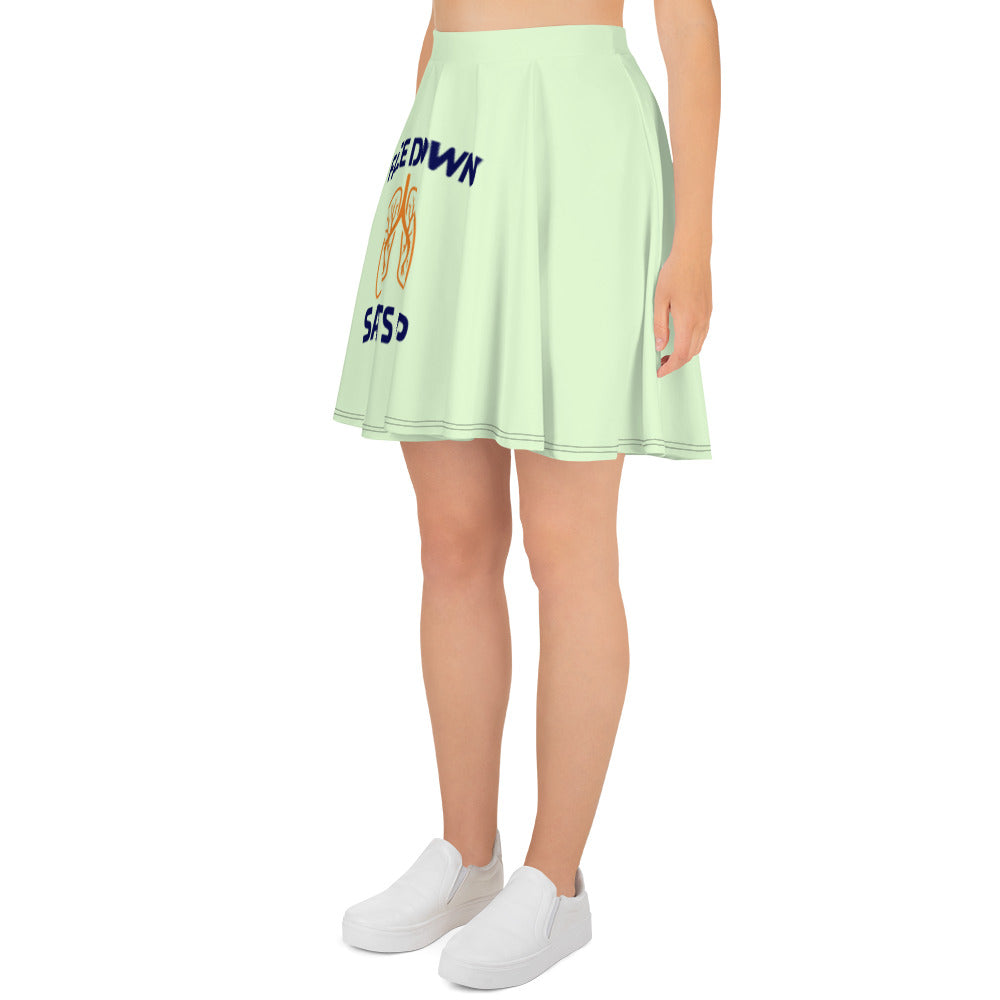 FACE DOWN SATS UP - Skater Skirt