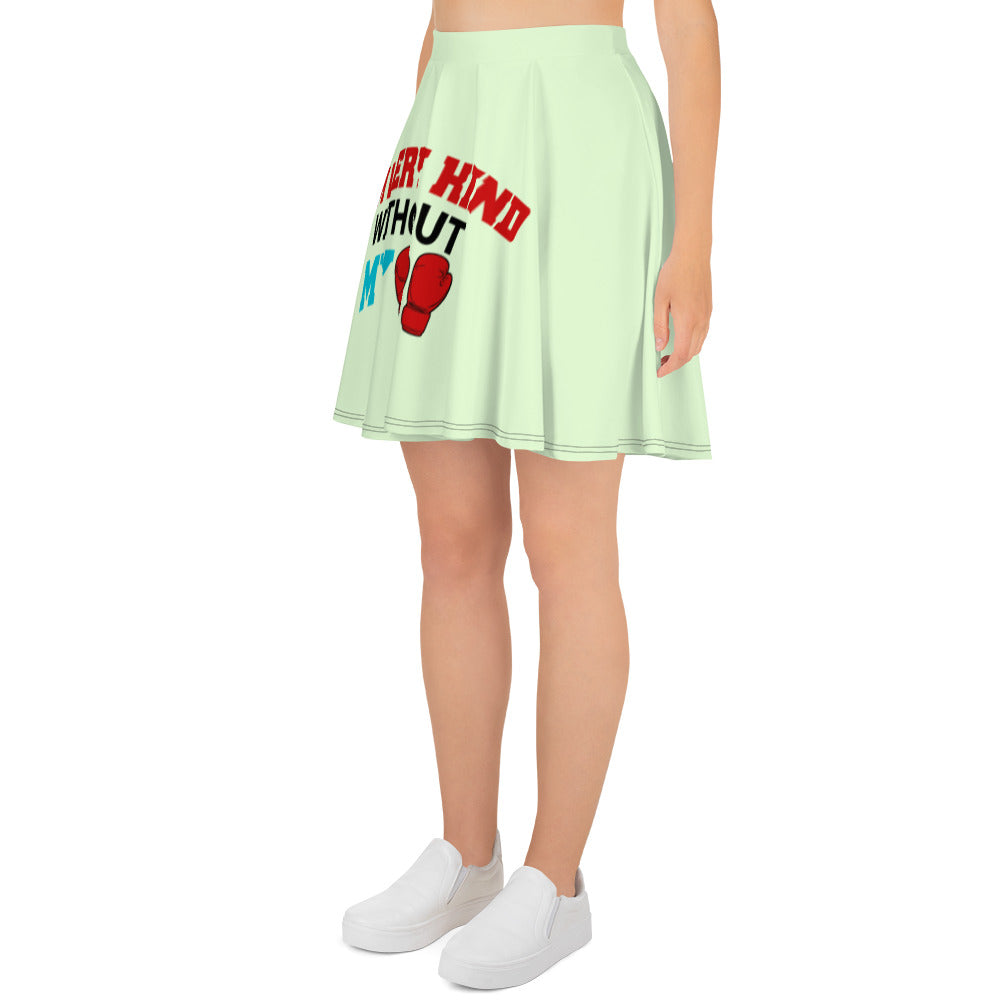 I'M VERY KIND WITHOUT MY BOXING GLOVES - Skater Skirt