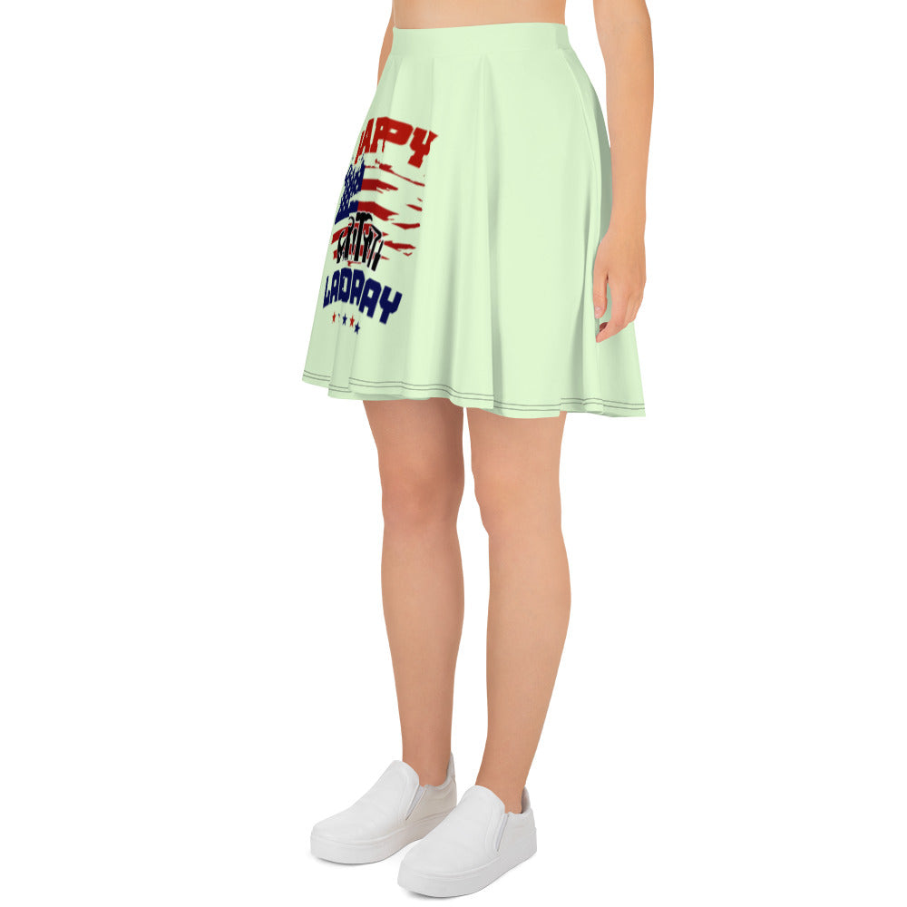 HAPPY LABOR DAY - Skater Skirt