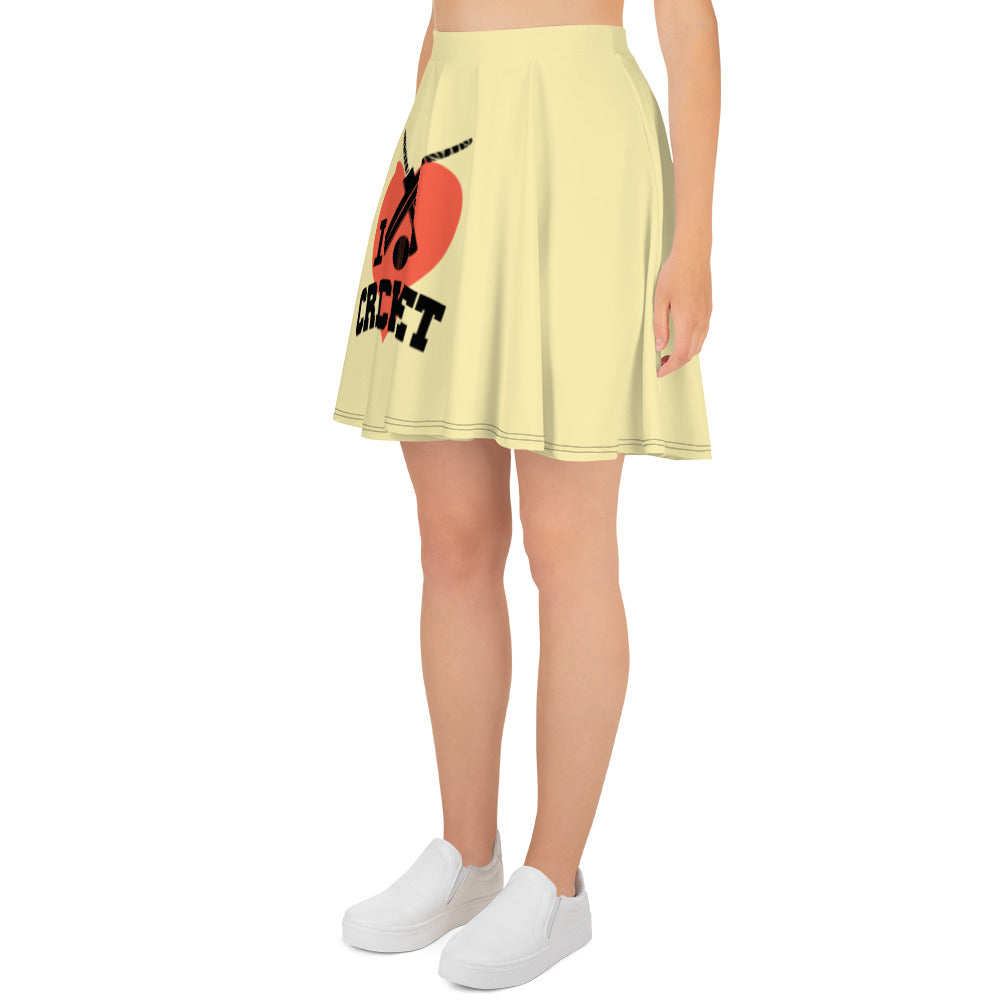 I LOVE CRICKET - Skater Skirt