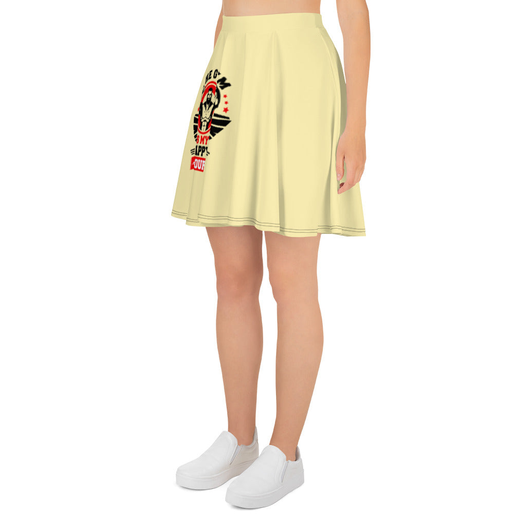 THE GYM IS MY HAPPY HOUR - Skater Skirt