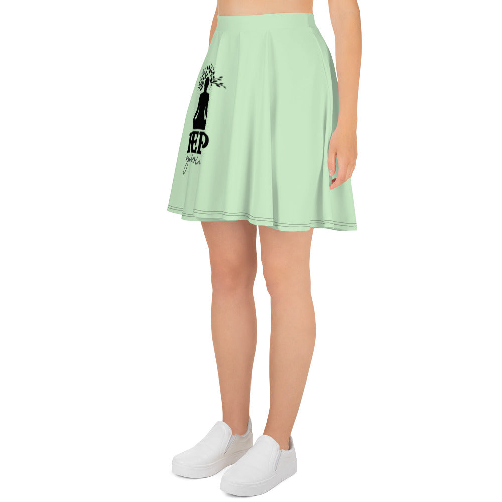 KEEP GROWING - Skater Skirt