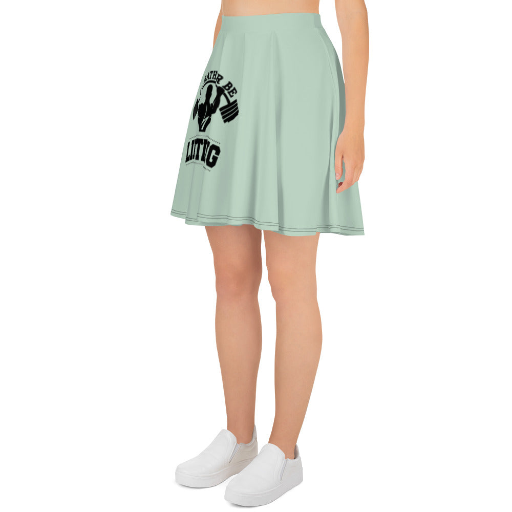 I'D RATHER BE LIFTING - Skater Skirt