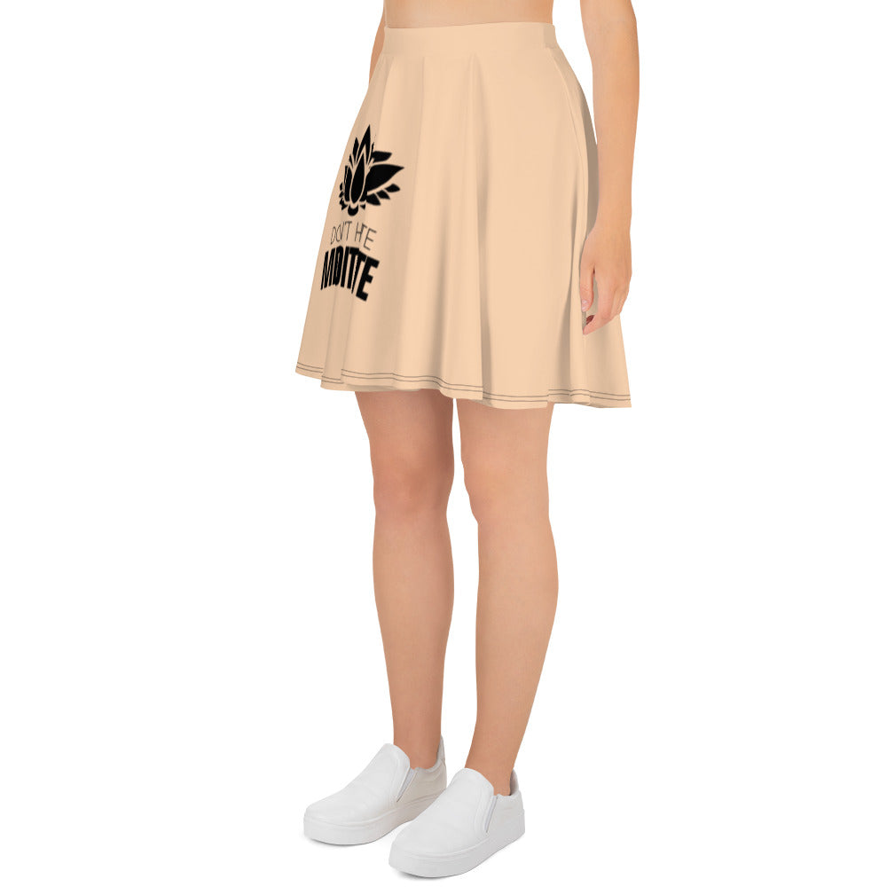 DON'T HATE MEDITATE - Skater Skirt