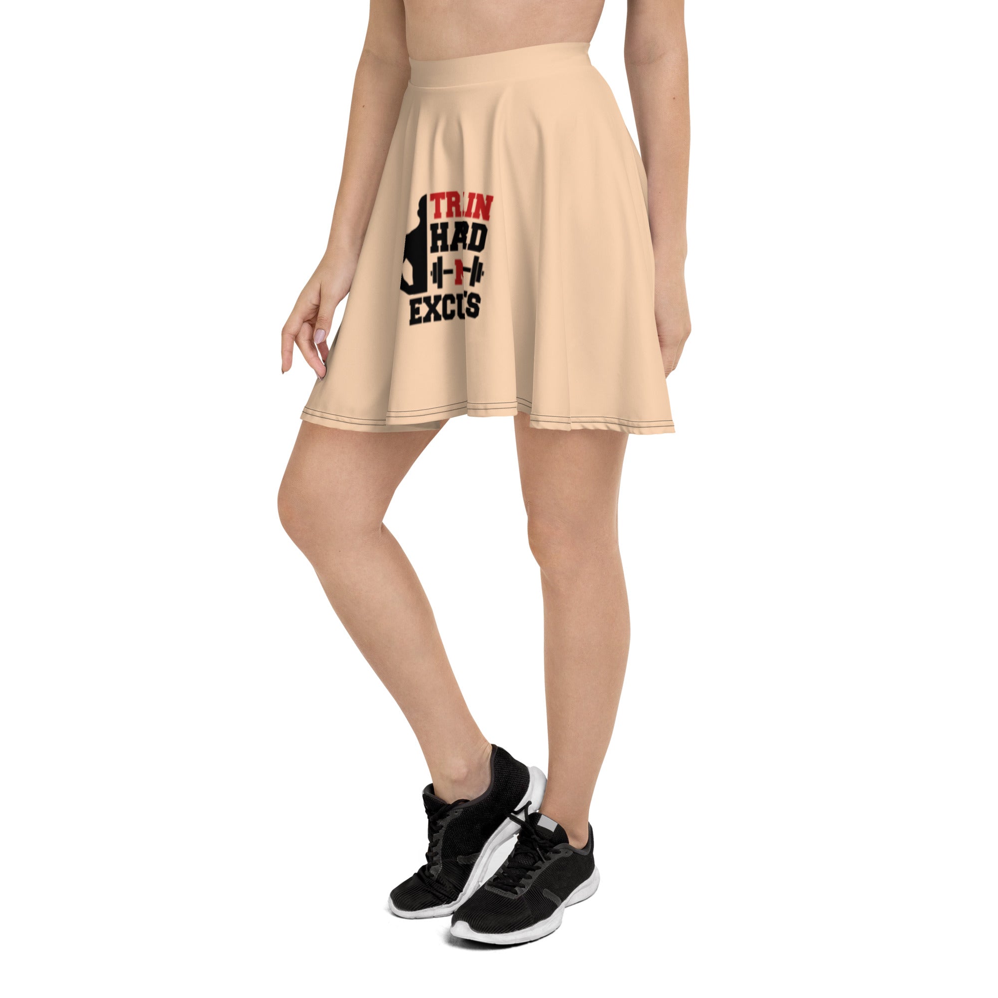 TRAIN HARD NO EXCUSES - Skater Skirt
