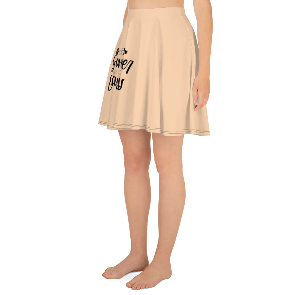 BE STRONGER THAN YOUR EXCUSES - Skater Skirt
