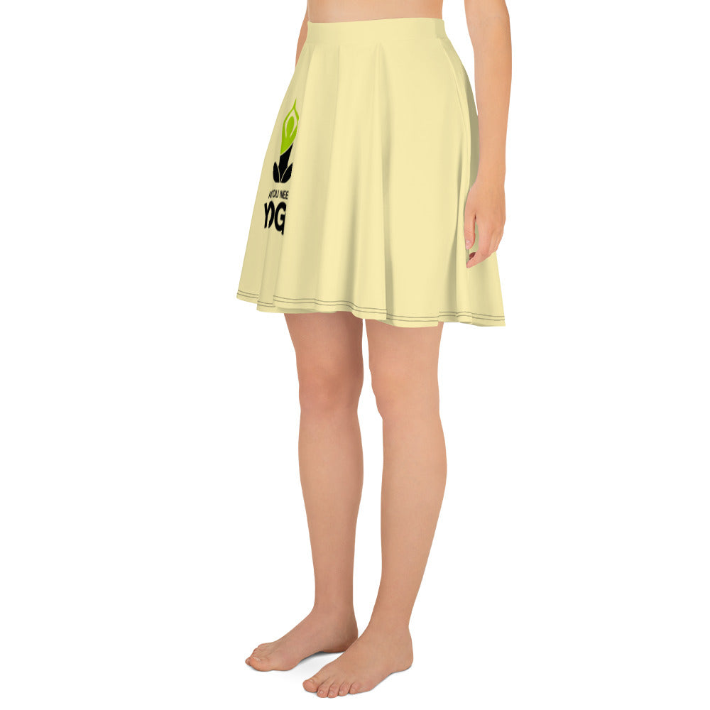 ALL YOU NEED IS YOGA - Skater Skirt