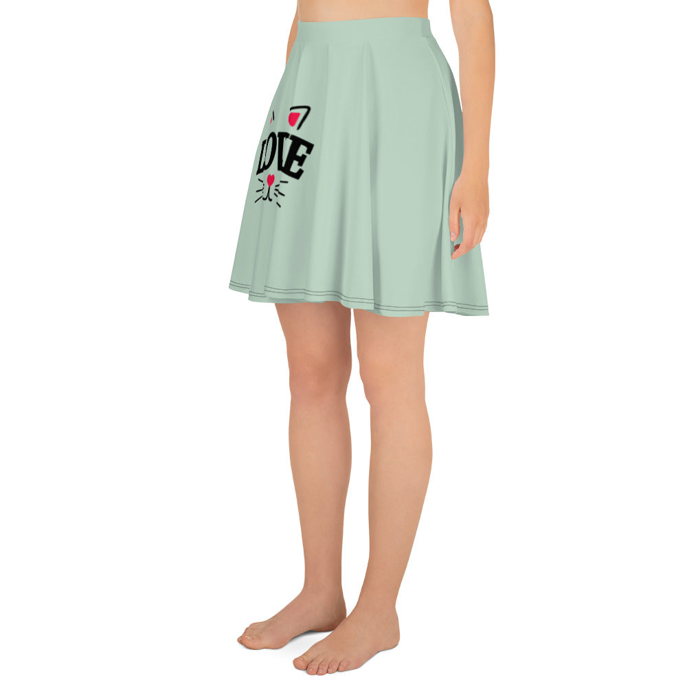 LOVE CATS - Skater Skirt