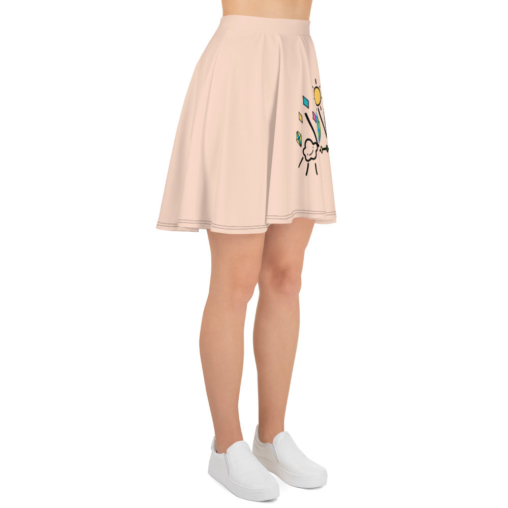 LOVE EARTH - Skater Skirt