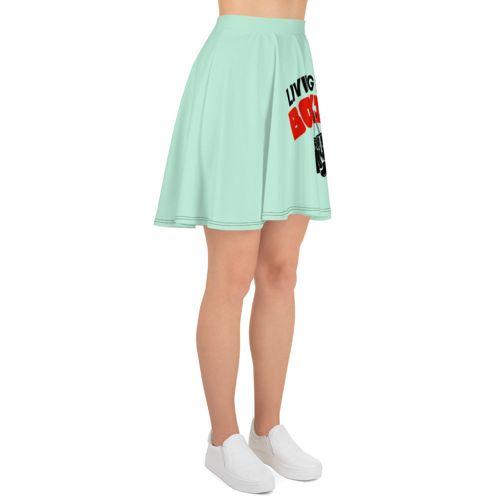 LIVING FOR BOXING - Skater Skirt