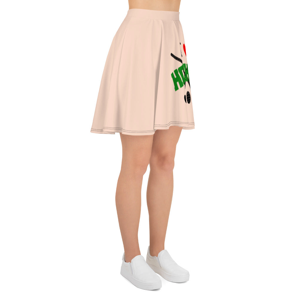 I LOVE HOCKEY - Skater Skirt