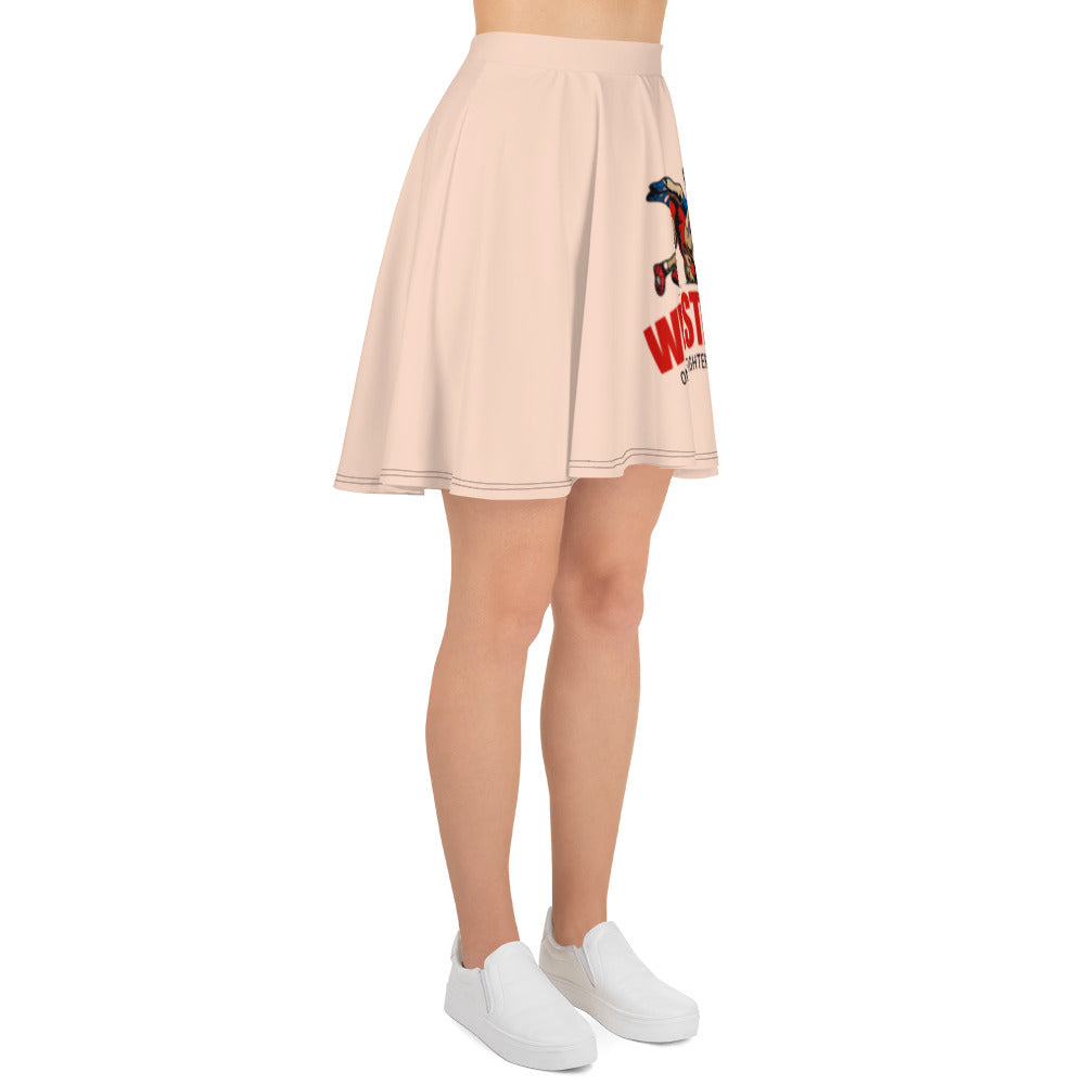 WRESTLING ONLY A FIGHTER WINS - Skater Skirt