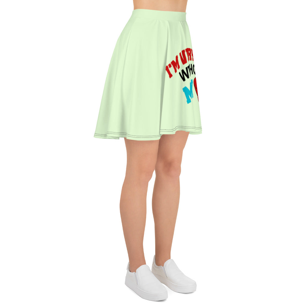 I'M VERY KIND WITHOUT MY BOXING GLOVES - Skater Skirt