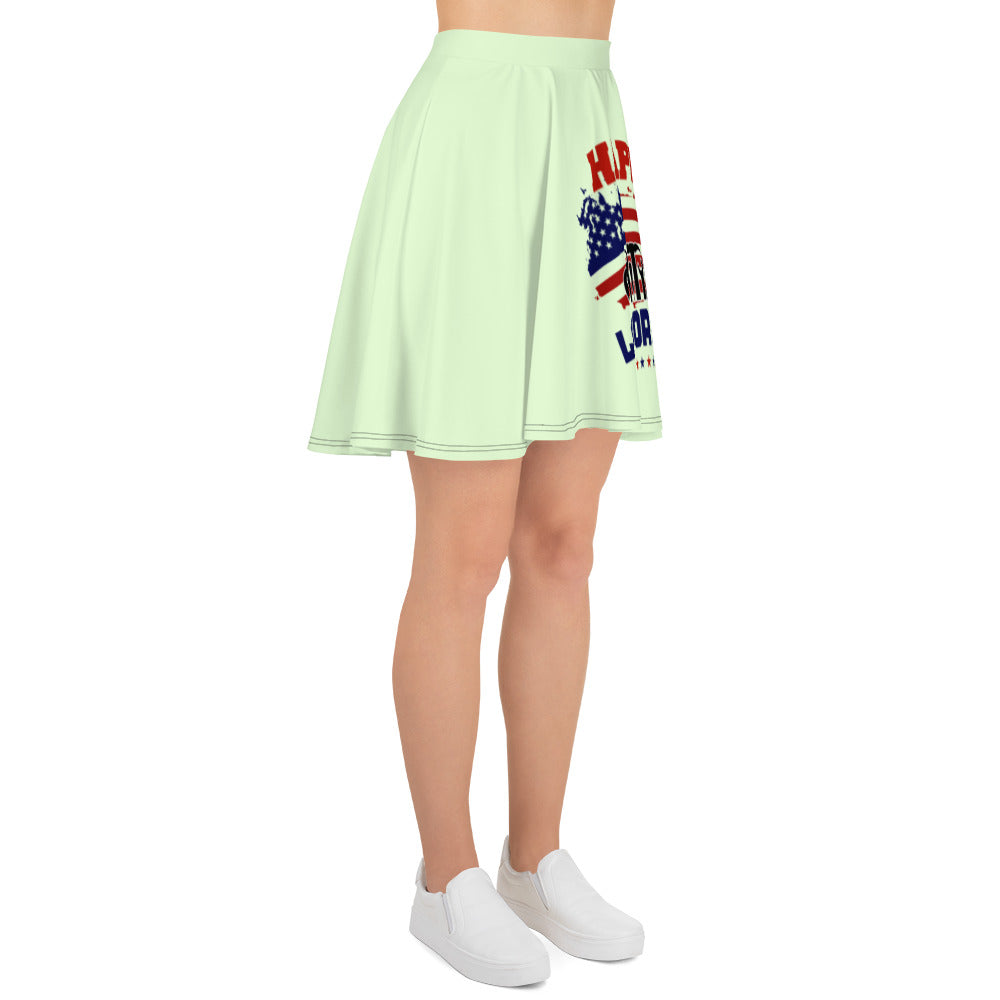 HAPPY LABOR DAY - Skater Skirt