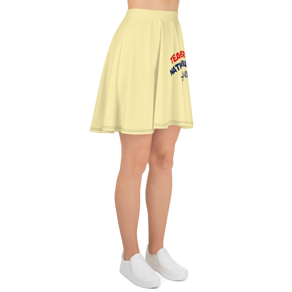 TEACHERS ARE NATION BUILDERS - Skater Skirt