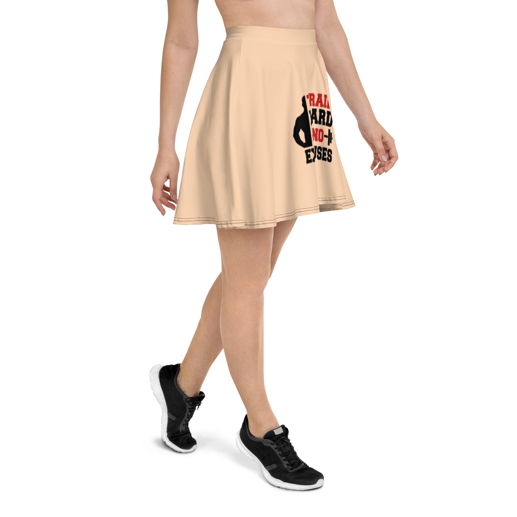 TRAIN HARD NO EXCUSES - Skater Skirt