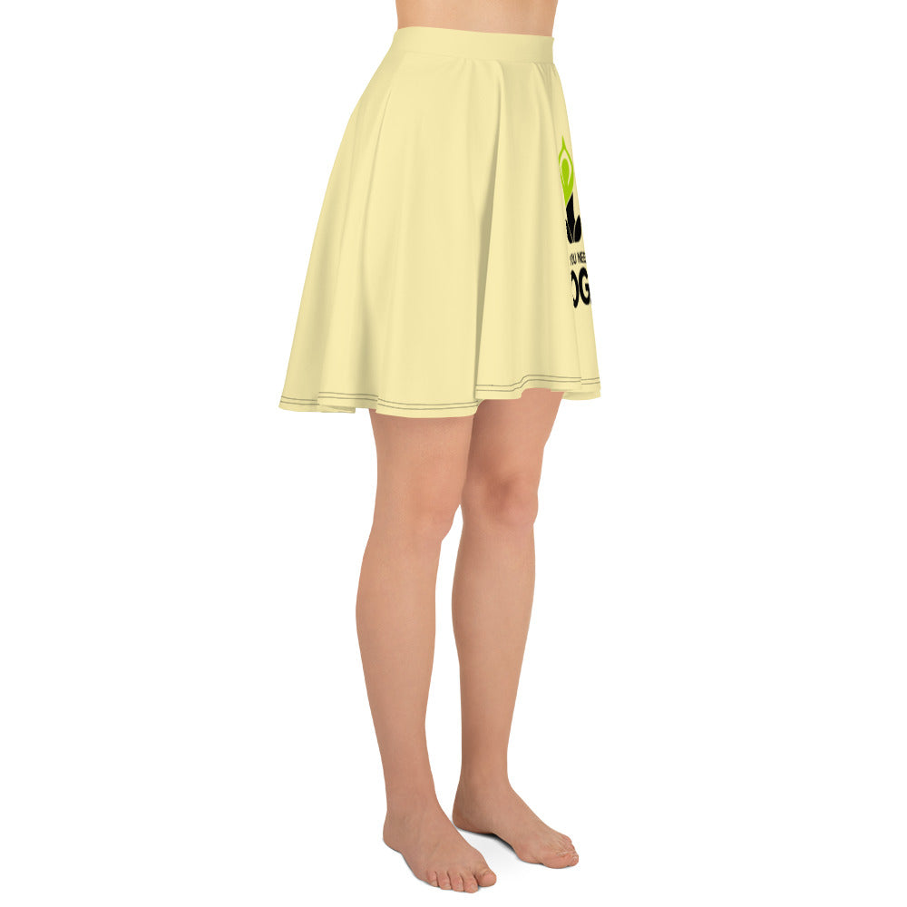 ALL YOU NEED IS YOGA - Skater Skirt