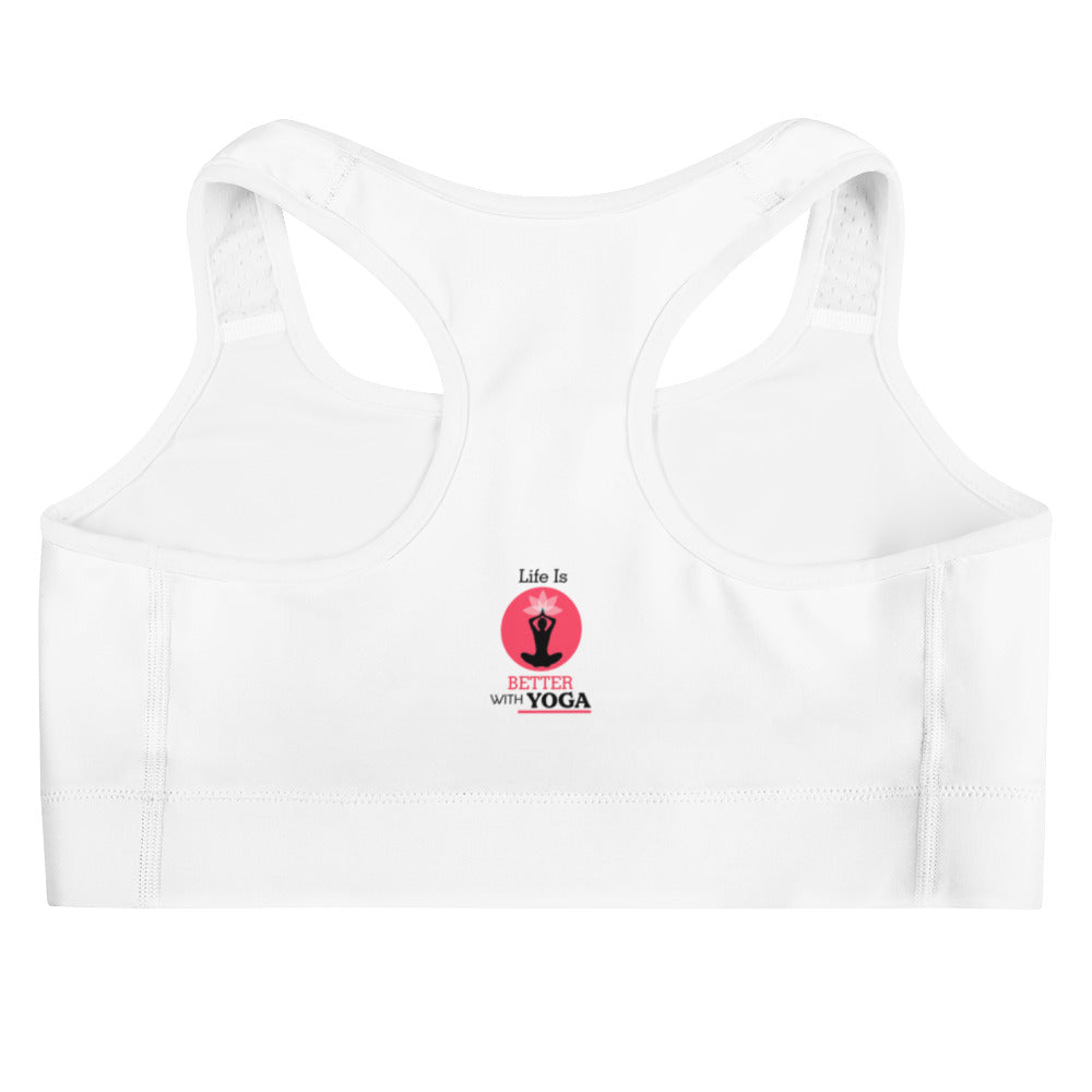 LIFE IS BETTER WITH YOGA - Sports bra