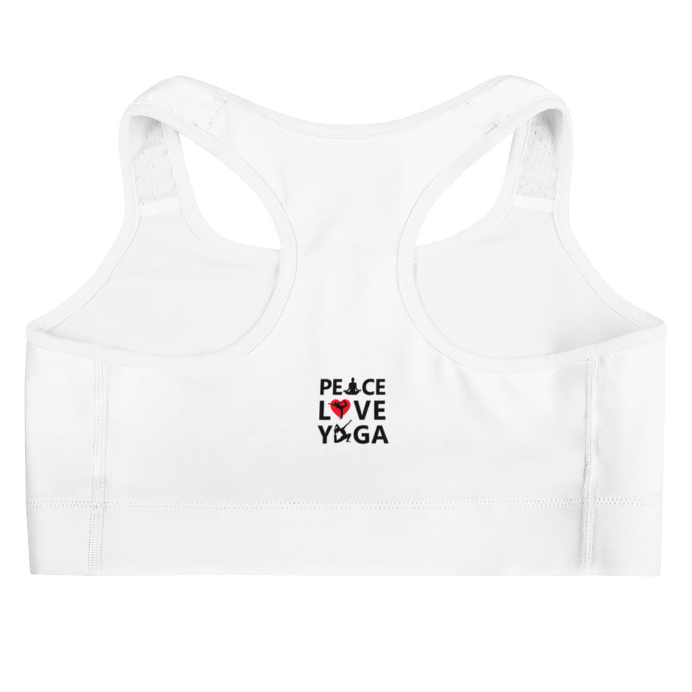 PEACE LOVE YOGA - Sports bra