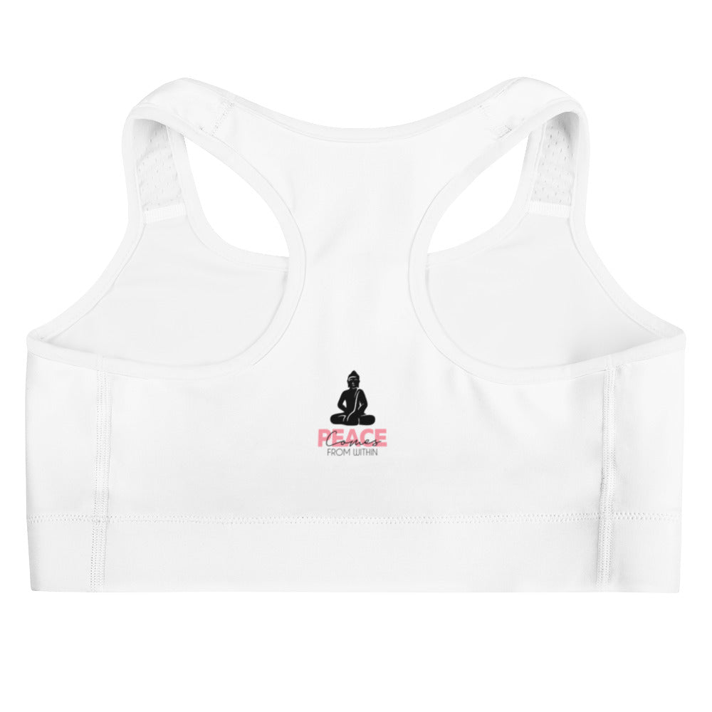 PEACE COMES FROM WITHIN - Sports bra