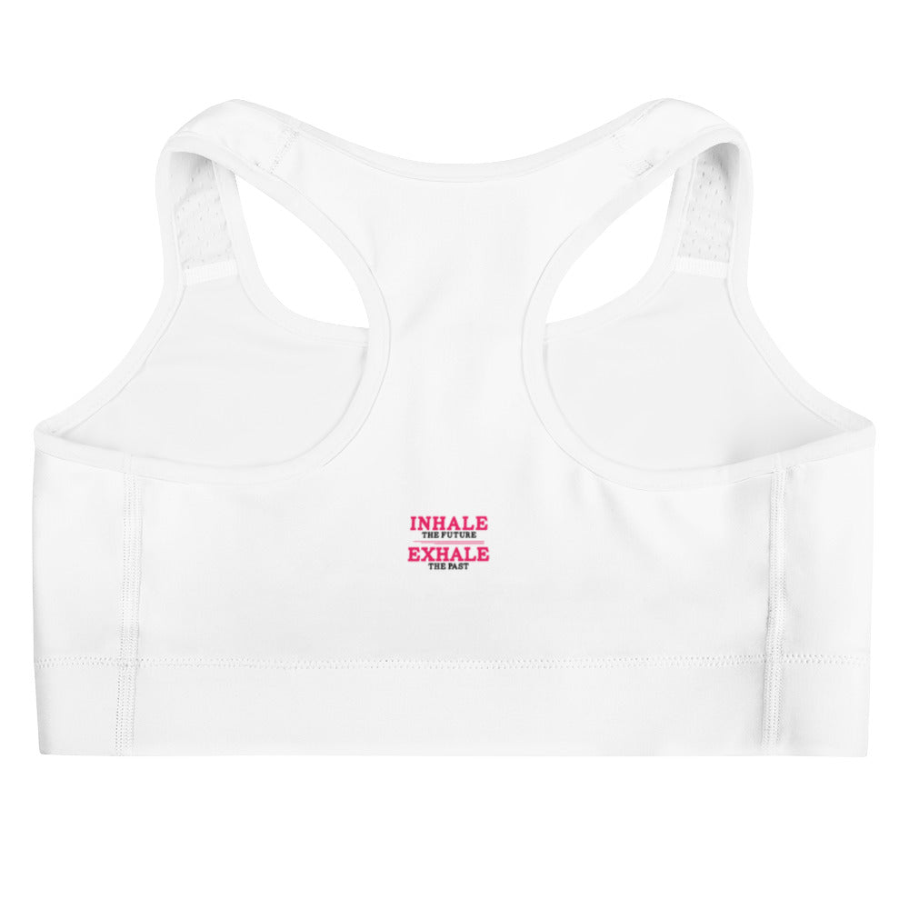 INHALE THE FUTURE EXHALE THE PAST - Sports bra