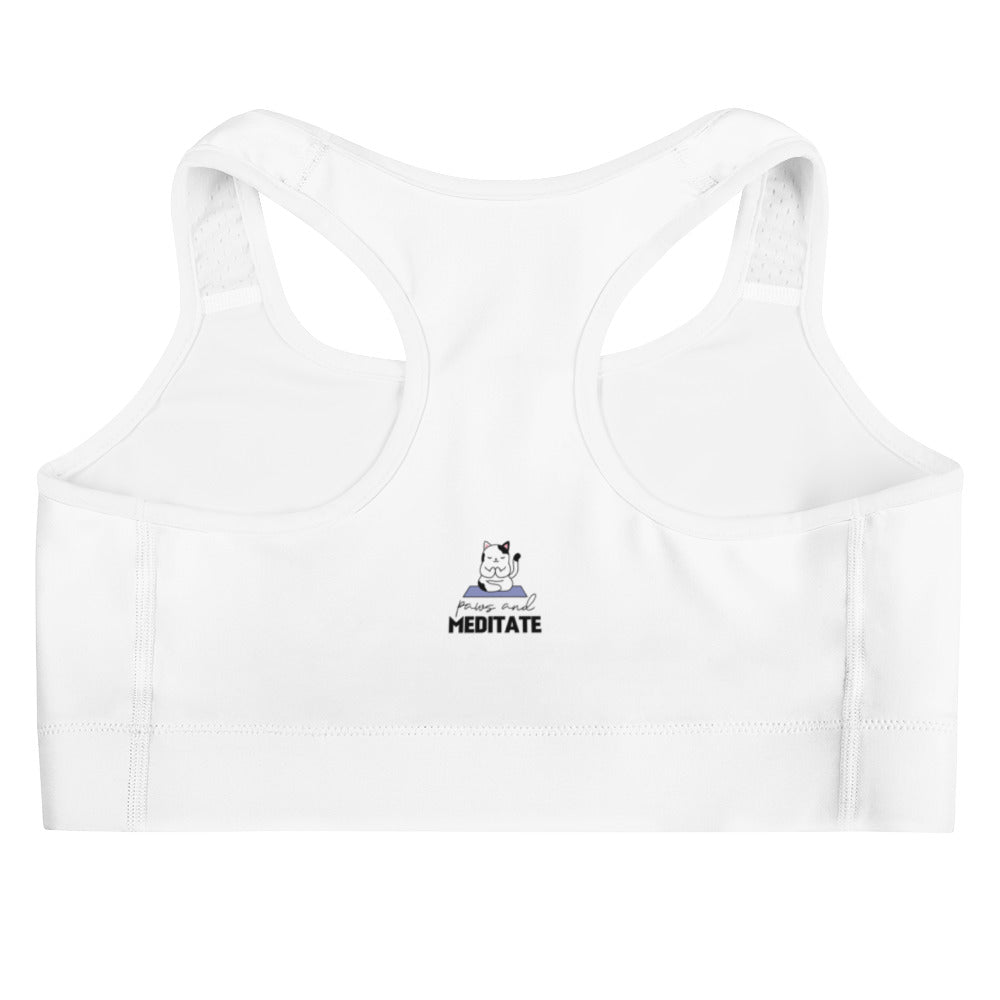 PAWS AND MEDITATE - Sports bra