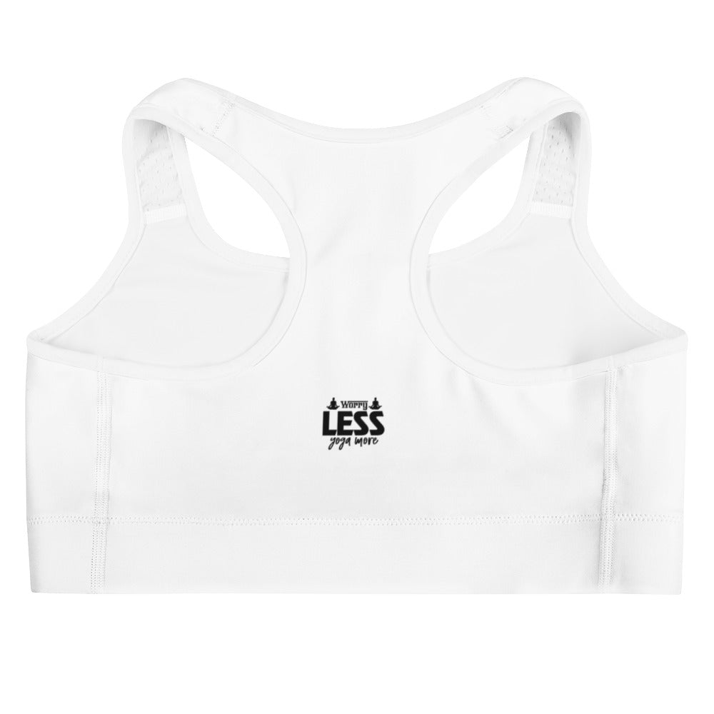 WORRY LESS YOGA MORE - Sports bra
