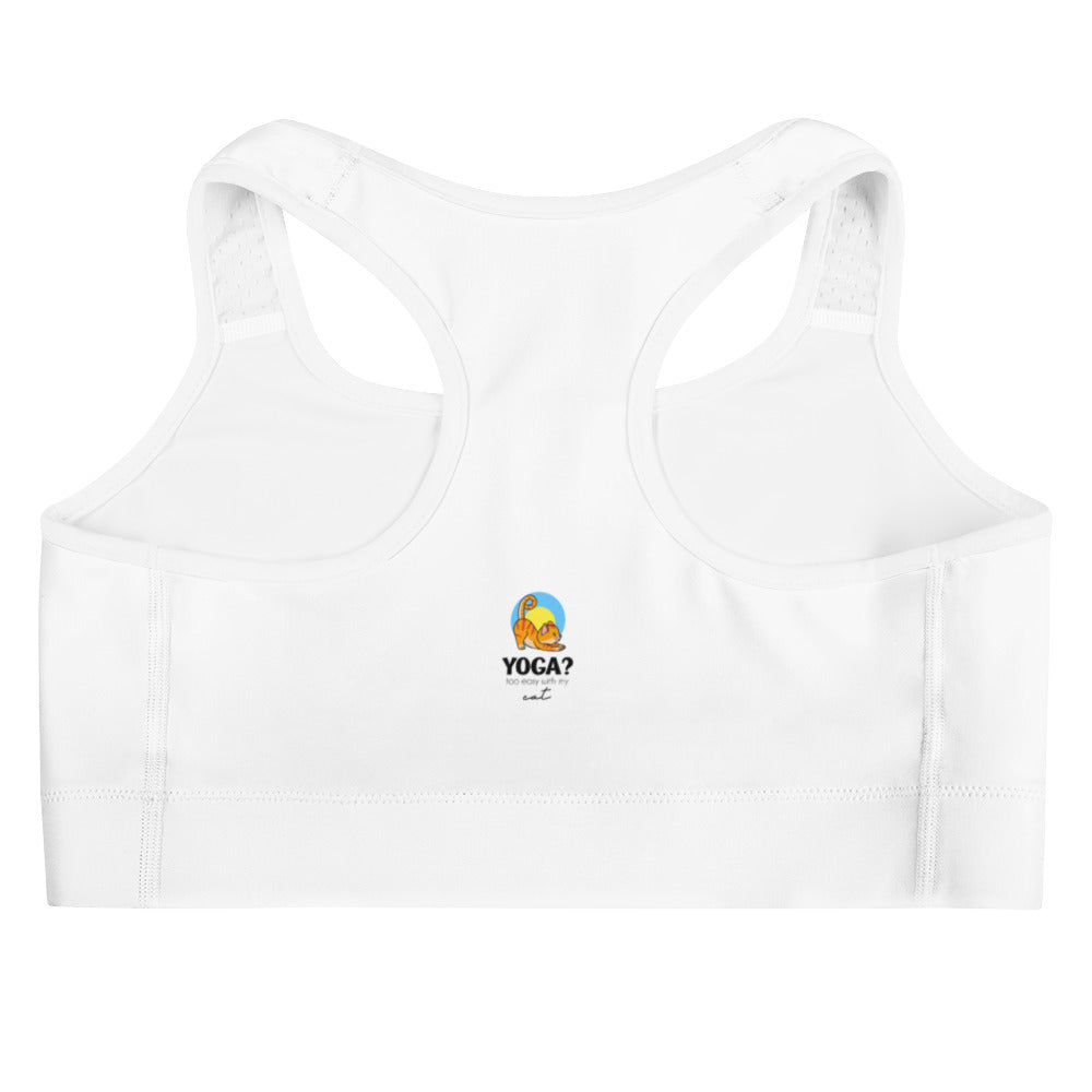 YOGA ? TOO EASY WITH MY CAT - Sports bra