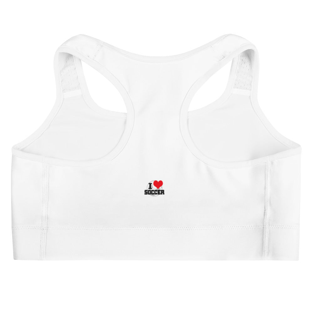 I LOVE SOCCER - Sports bra