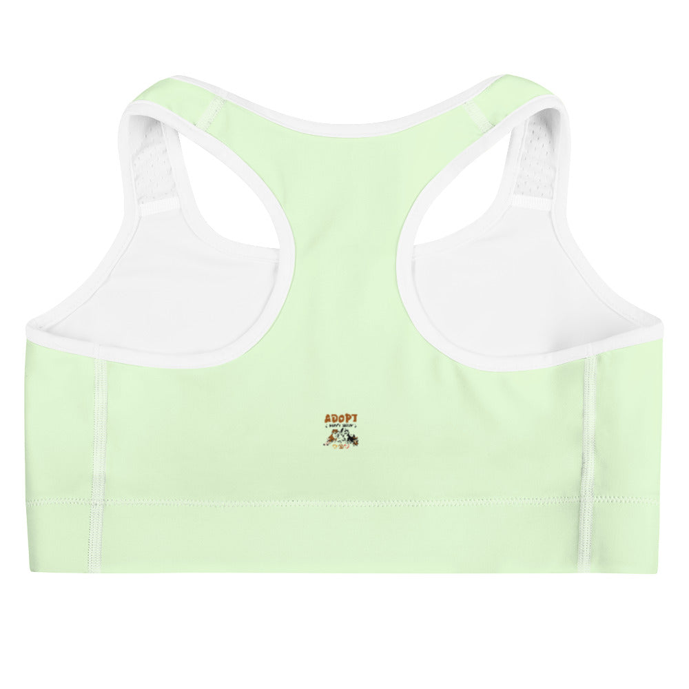 ADOPT DON'T SHOP - Sports bra