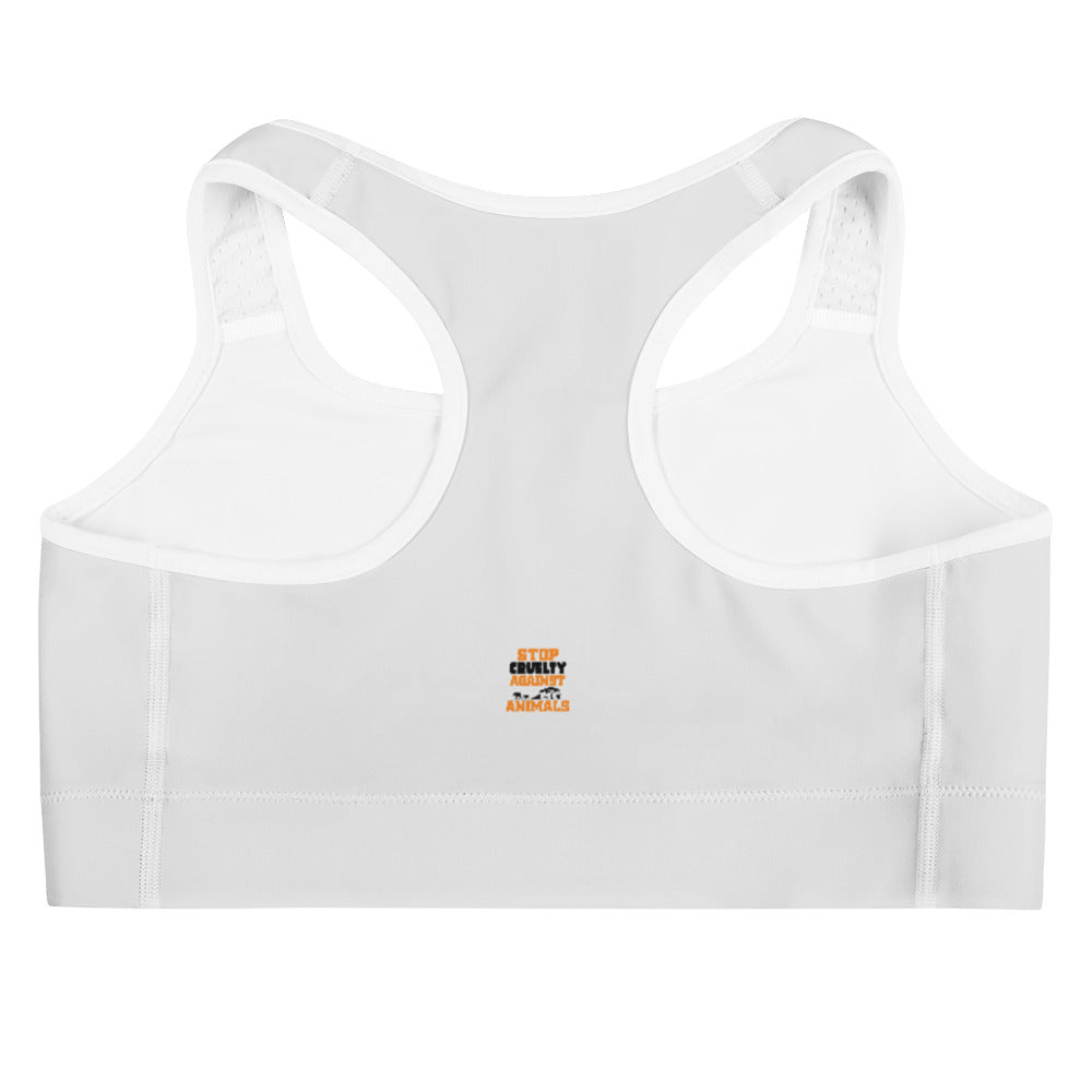 STOP CRUELTY AGAINST ANIMALS - Sports bra